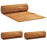 Garden Pathway 3 pcs Natural 200 x 50 cm Solid Acacia Wood - Front View