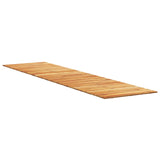 Garden Pathway 3 pcs Natural 200 x 50 cm Solid Acacia Wood - Side View