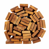 Garden Pathway 3 pcs Natural 200 x 50 cm Solid Acacia Wood - 45-Degree Angle