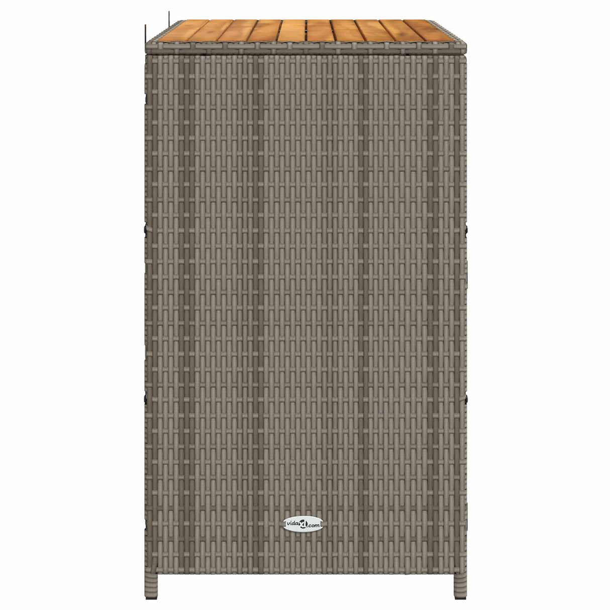 Cabinet Grey 70 x 50 x 87 cm Polyester and Roly Rattan