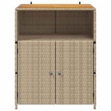 Cabinet Beige 70 x 50 x 87 cm Polyester and Roly Rattan - 45-Degree Angle