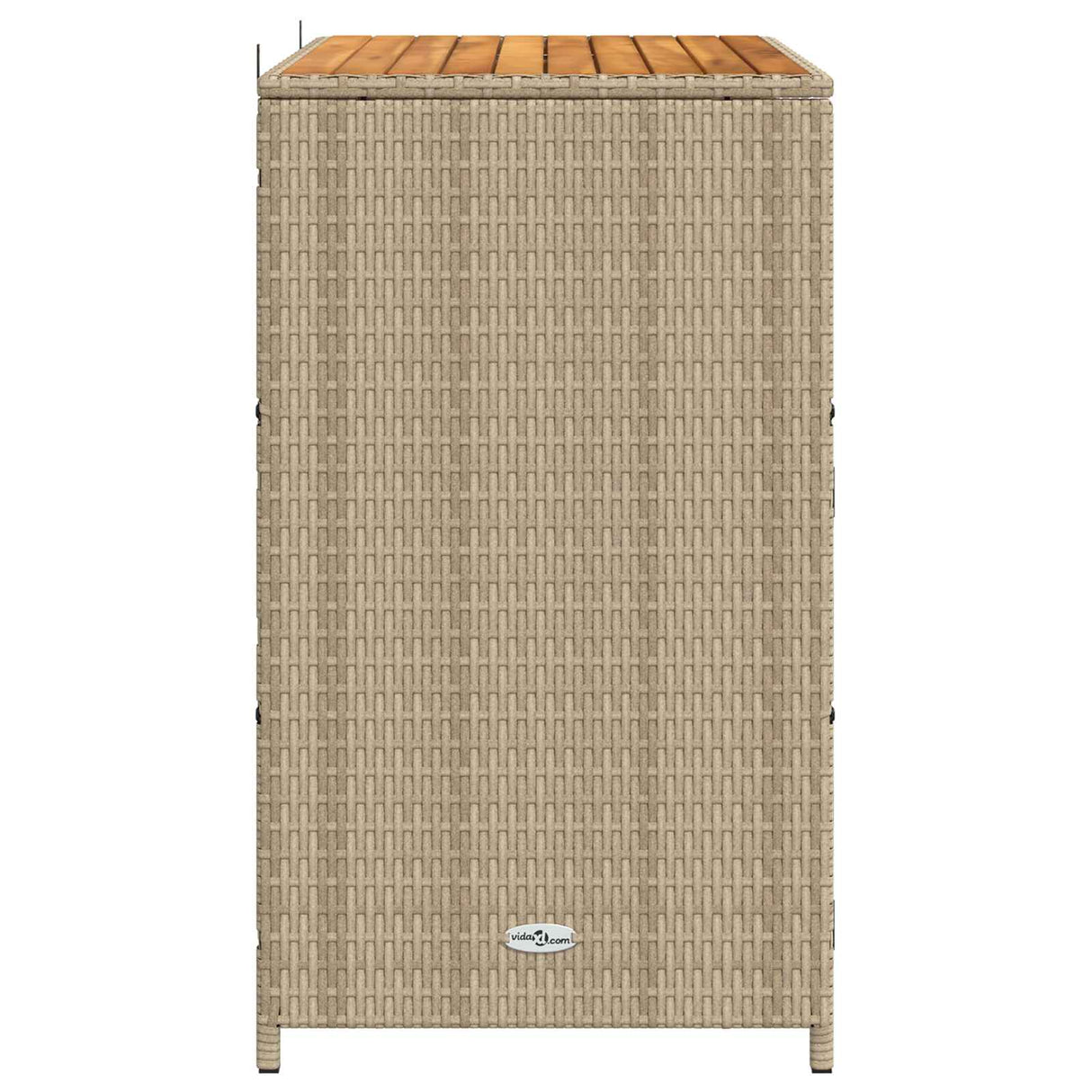 Cabinet Beige 70 x 50 x 87 cm Polyester and Roly Rattan