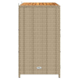 Cabinet Beige 70 x 50 x 87 cm Polyester and Roly Rattan