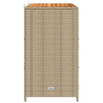 Cabinet Beige 70 x 50 x 87 cm Polyester and Roly Rattan