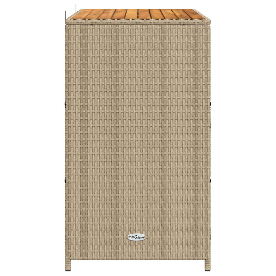 Cabinet Beige 70 x 50 x 87 cm Polyester and Roly Rattan