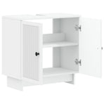 Bathroom Sink Cabinet UTRECHT White 59.5 x 31.5 x 59 cm