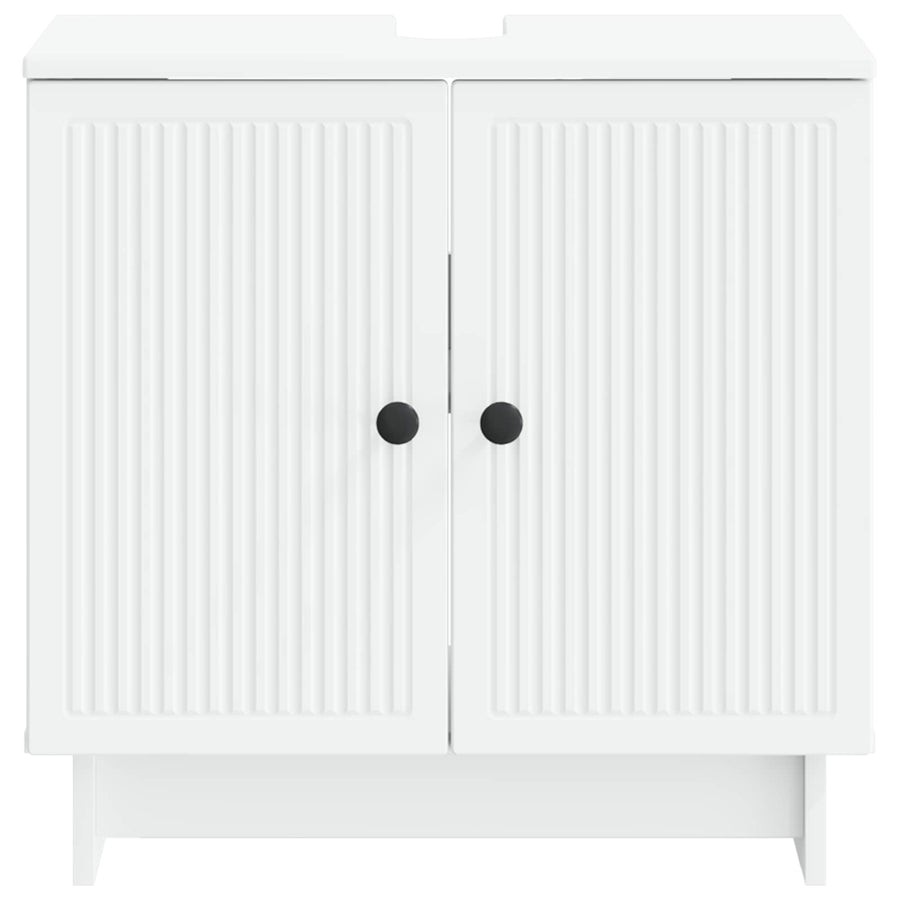Bathroom Sink Cabinet UTRECHT White 59.5 x 31.5 x 59 cm