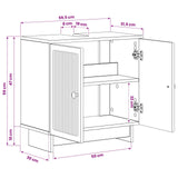 Bathroom Sink Cabinet UTRECHT White 59.5 x 31.5 x 59 cm - Extra Image