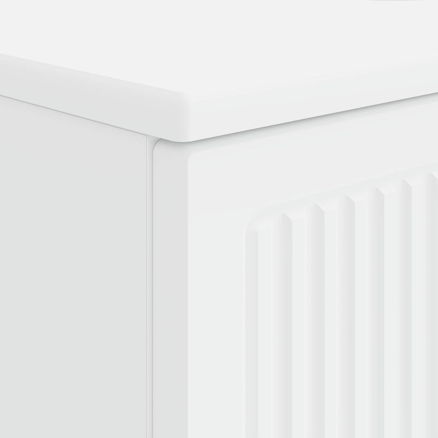 Bathroom Sink Cabinet EDE White 82 x 41 x 59 cm Engineered Wood