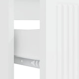 Bathroom Sink Cabinet EDE White 82 x 41 x 59 cm Engineered Wood - Low Angle