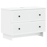Bathroom Sink Cabinet EDE White 82 x 41 x 59 cm Engineered Wood