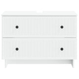 Bathroom Sink Cabinet EDE White 82 x 41 x 59 cm Engineered Wood