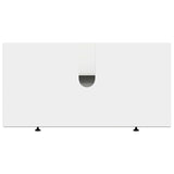 Bathroom Sink Cabinet EDE White 82 x 41 x 59 cm Engineered Wood - Rear View
