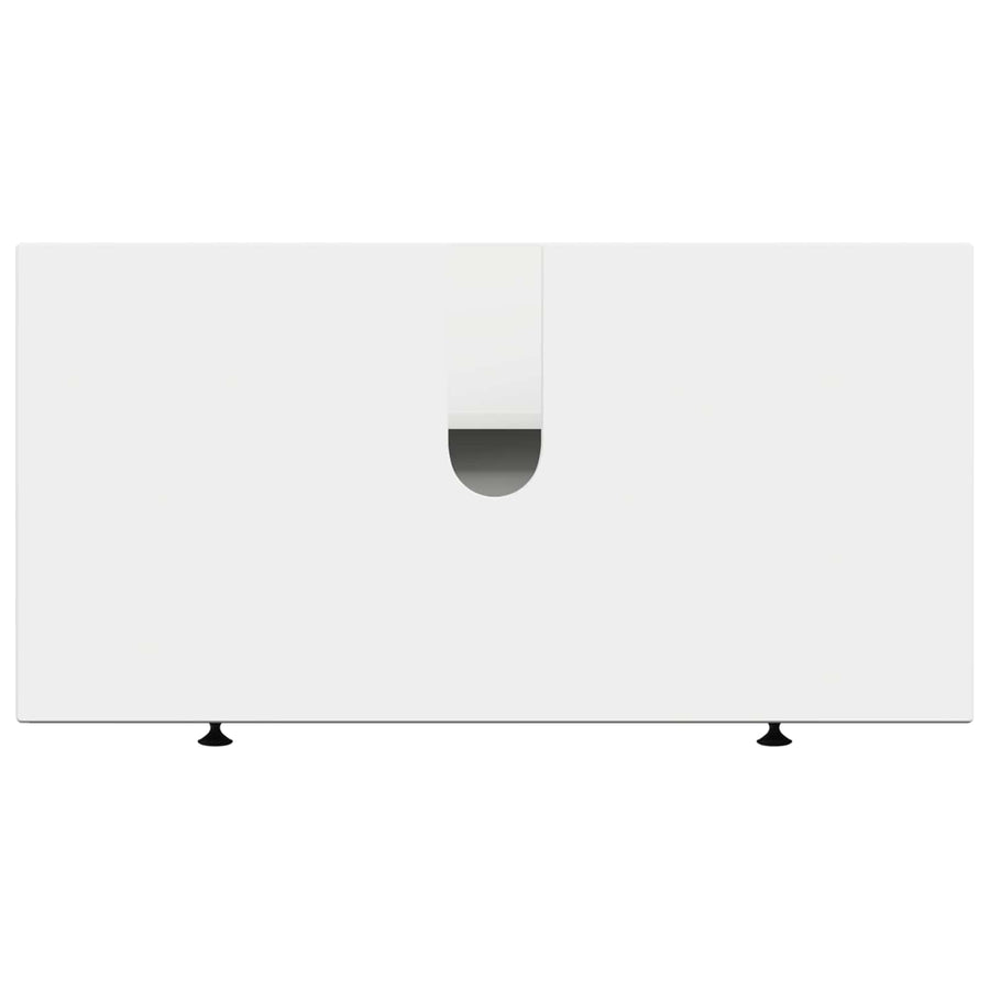 Bathroom Sink Cabinet EDE White 82 x 41 x 59 cm Engineered Wood