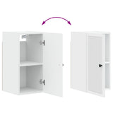 Bathroom Wall Cabinet EDE White 30 x 31 x 59 cm Engineered Wood