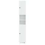 Bathroom Cabinet with Open Shelf EDE White 30 x 31 x 190 cm