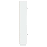 Bathroom Cabinet with Open Shelf EDE White 30 x 31 x 190 cm - Top-Down View