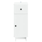 Bathroom Storage Cabinet EDE White 30 x 31 x 80 cm