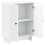 Bathroom Storage Cabinet EDE White 59.5 x 31 x 80 cm - Front View