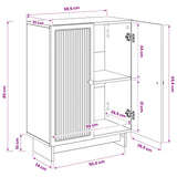 Bathroom Storage Cabinet EDE White 59.5 x 31 x 80 cm - Extra Image