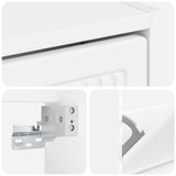 Wall-Mounted Shoe Cabinet EDE 71 x 17 x 43 cm Engineered Wood