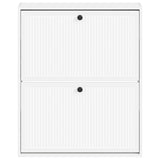Wall-Mounted Shoe Cabinet EDE 71 x 17 x 86 cm Engineered Wood - Side View