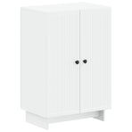 Shoe Cabinet EDE 59.5 x 39.5 x 90 cm Engineered Wood White