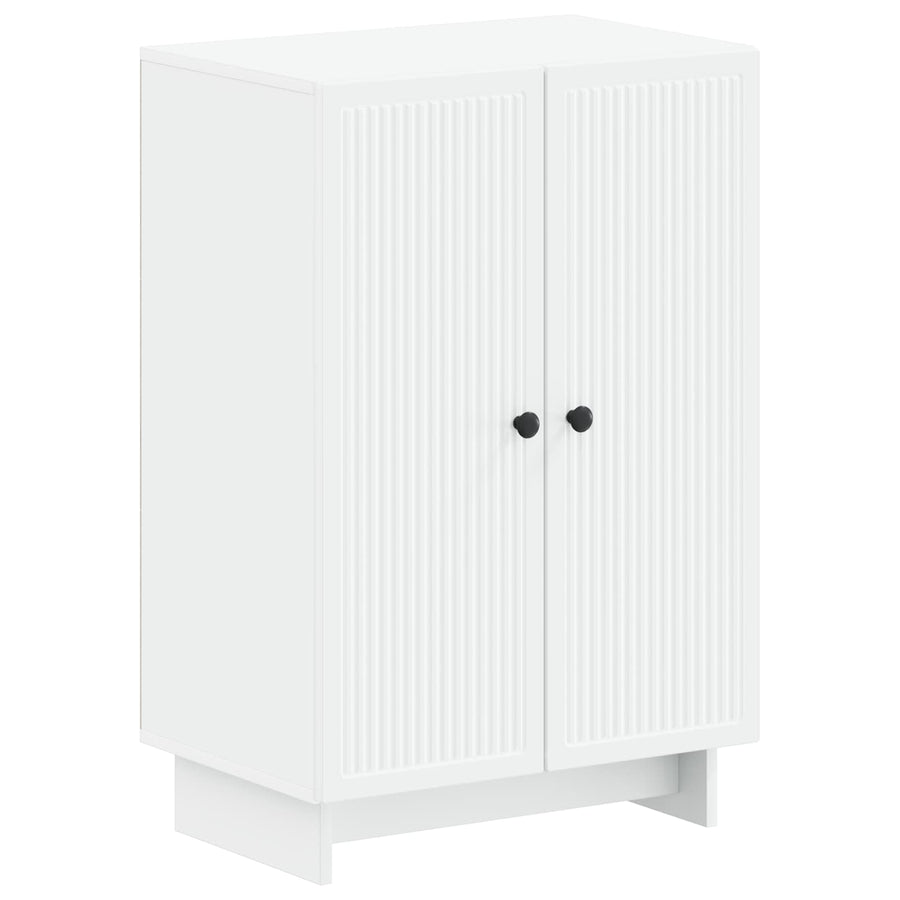 Shoe Cabinet EDE 59.5 x 39.5 x 90 cm Engineered Wood White
