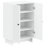 Shoe Cabinet EDE 59.5 x 39.5 x 90 cm Engineered Wood White