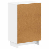 Shoe Cabinet EDE 59.5 x 39.5 x 90 cm Engineered Wood White - 45-Degree Angle