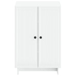 Shoe Cabinet EDE 59.5 x 39.5 x 90 cm Engineered Wood White