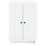 Shoe Cabinet EDE 59.5 x 39.5 x 90 cm Engineered Wood White - Side View