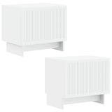 TV Cabinet White Engineered Wood