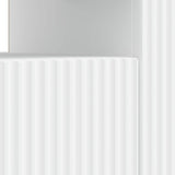 LED TV Cabinet White Engineered Wood