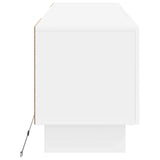 LED TV Cabinet White Engineered Wood