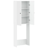 Toilet Cabinet EDE White 66 x 25.5 x 190 cm Engineered Wood