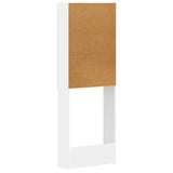 Toilet Cabinet EDE White 66 x 25.5 x 190 cm Engineered Wood