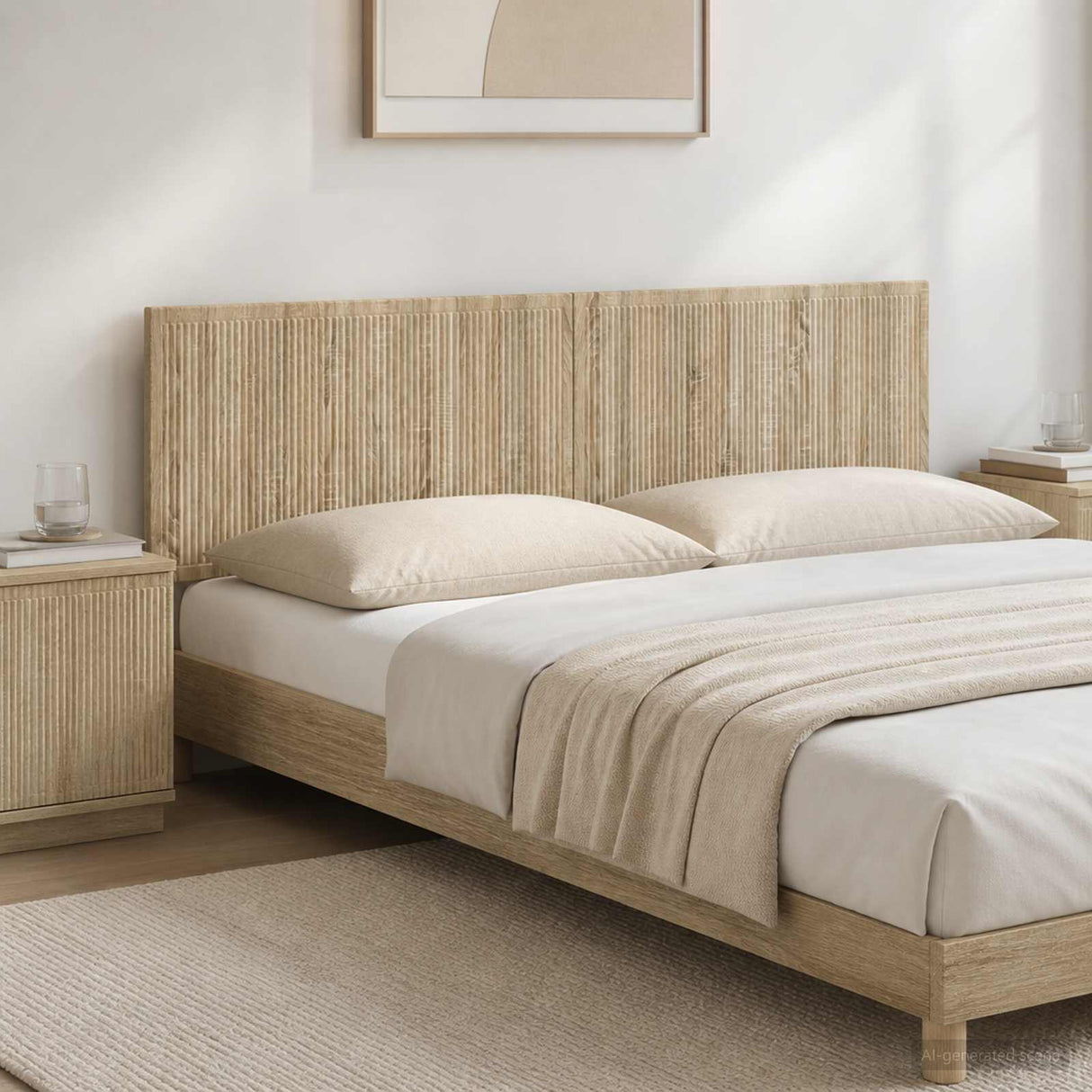 Wall-Mounted Headboard EDE Sonoma Oak Engineered Wood