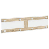 Wall-Mounted Headboard EDE Sonoma Oak Engineered Wood - Top-Down View
