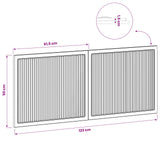 Wall-Mounted Headboard EDE Sonoma Oak Engineered Wood - Extra Image