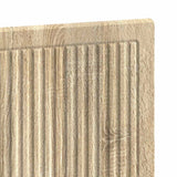 Wall-Mounted Headboard EDE Sonoma Oak Engineered Wood - Rear View
