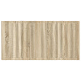 Wall-Mounted Headboard EDE Sonoma Oak Engineered Wood - Front View