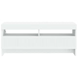 LED TV Cabinet White Engineered Wood