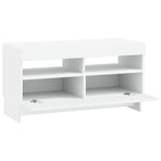 LED TV Cabinet EDE 81 x 35 x 43 cm White