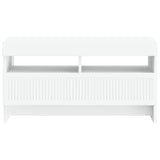 LED TV Cabinet White Engineered Wood