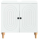 Bathroom Sink Cabinet ALKMAAR White 59.5 x 31.5 x 59 cm