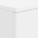 Bathroom Sink Cabinet ALKMAAR White 82 x 41 x 59 cm - Rear View