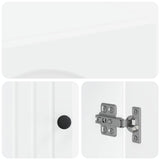 Bathroom Cabinet with Open Shelf ALKMAAR White 30 x 31 x 190 cm