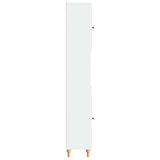 Bathroom Cabinet with Open Shelf ALKMAAR White 30 x 31 x 190 cm