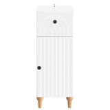 Bathroom Storage Cabinet ALKMAAR White 30 x 31 x 80 cm